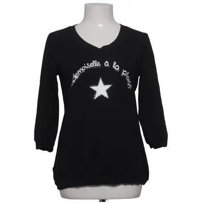 T-shirt à manches longues (Noir) de Megi Collection Coton, Élasthane