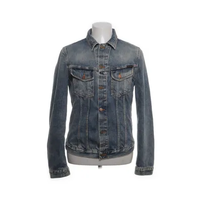 Spijkerjas (Blauw) van Nudie Jeans Katoen