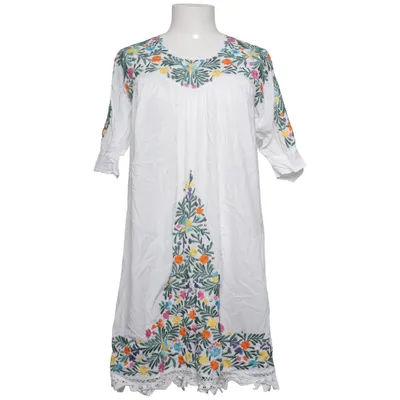 Tuniek (Wit, Meerkleurig) van Antik Batik Katoen