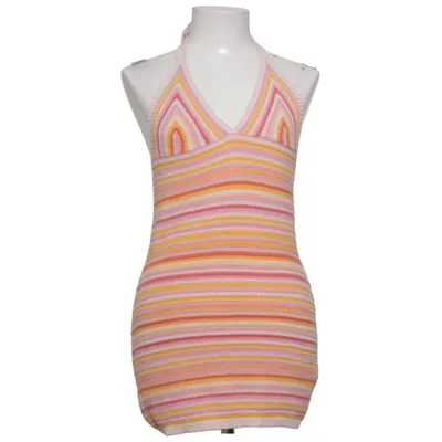 Halterneck-kjole (Pink, Gul, Flerfarvet) fra Pacific Republic Pull & Bear Bomuld