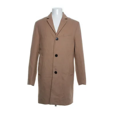 Frakke (Beige) fra H&M Man Uld, Polyester, Akryl