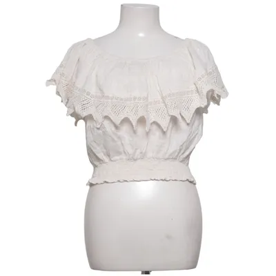 Crop top (Beige) van Charlotte Russe Katoen