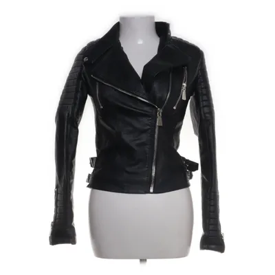 Bikerjack (Zwart) van Voyelles Polyester, Polyurethaan