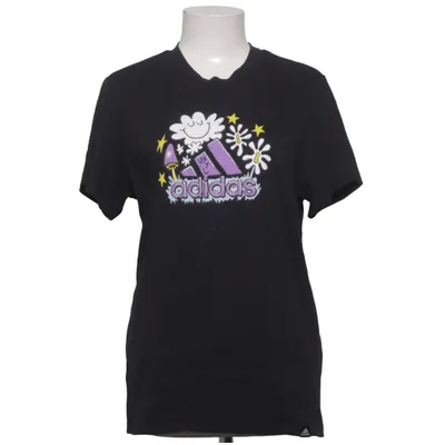 T-shirt (Sort, Flerfarvet) fra Adidas Bomuld