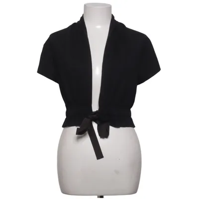 Slå-om top (Sort) fra Moschino Cheap and Chic Kashmir, Silke