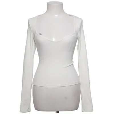Top (Sweetheart LS Rib Top) from Nelly Cotton, Elastane
