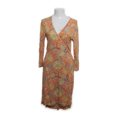 Omlottklänning (Orange, Flerfärgad) från Vera Velour Elastan, Viskos