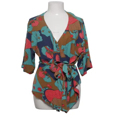 Wikkelblouse (Meerkleurig) van Wow To Go Elastaan, Polyester, Viscose