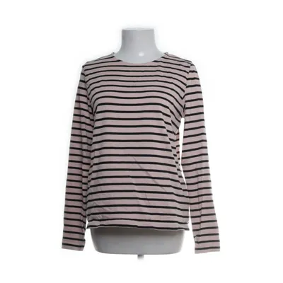 Long sleeve T-shirt (Pink, Black) from Ganni Cotton