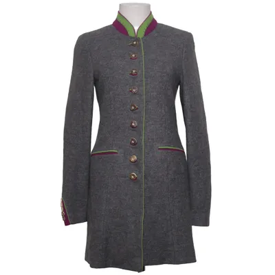Coat (Gray) from Kaiserjäger Polyamide, Polyester, Viscose, Wool
