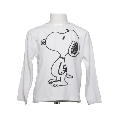 Collegetröja (Vit, Svart) från Zara x Peanuts