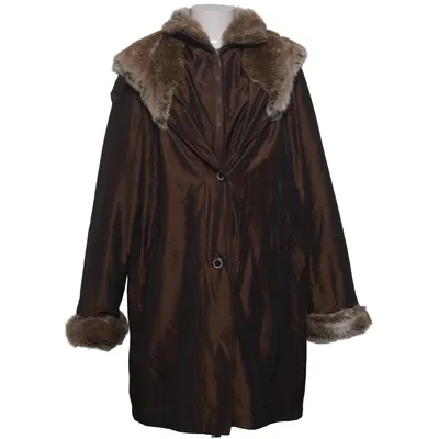 Vinterfrakke (Brun) fra Cassandra Akryl, Polyester