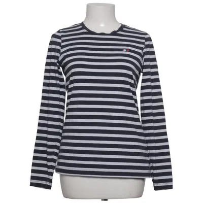 Long sleeve T-shirt (Blue, White) from Tommy Hilfiger Elastane, Organic cotton