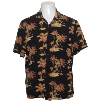 Short sleeve shirt (Orange, Multicolored) from H&M Man Cotton