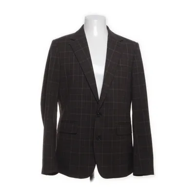 Blazer (Brown, Black) from Gianni Feraud Elastane, Polyester, Viscose