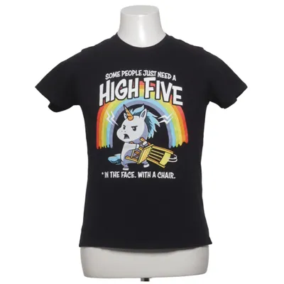 T-shirt (Black, Multicolored) from Gildan Softstyle Cotton