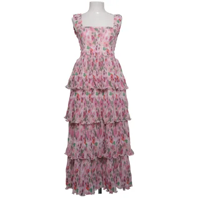 Maxi dress (Pink, Green, Multicolored) from Ganni Recycled polyester