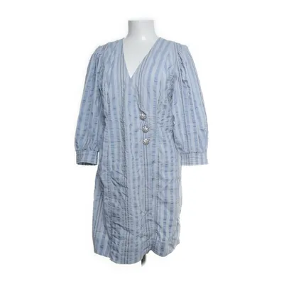 Wikkeljurk (Blauw) van Ganni Polyester, Elastaan, Katoen