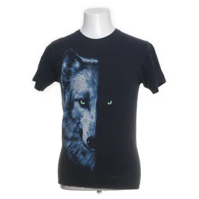 T-shirt (Zwart, Meerkleurig) van Fruit of the Loom