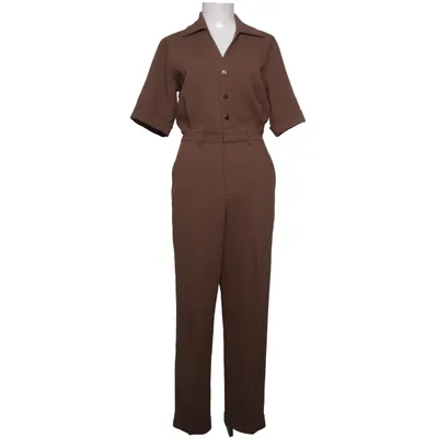 Jumpsuit (Brown) from Vanilia Acetate, Elastane, Polyester, Viscose