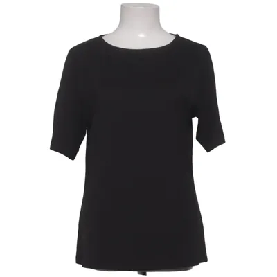T-shirt (Zwart) van Pescara Katoen, Elastaan, Modal