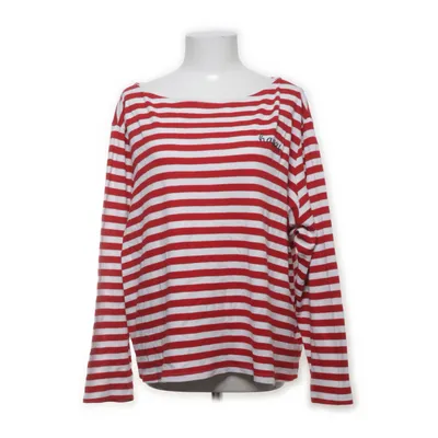 Långärmad t-shirt (Röd, Vit) från Essentials by Tchibo Ekologisk bomull