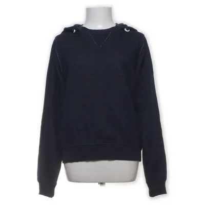 Capuchon sweater (Blauw) van Samsøe & Samsøe Acetaat, Katoen, Polyester, Wol