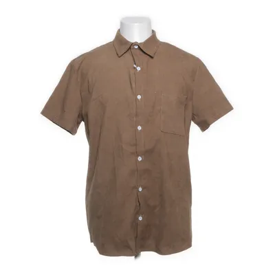 Kortärmad skjorta (Brun) från Romwe Polyester