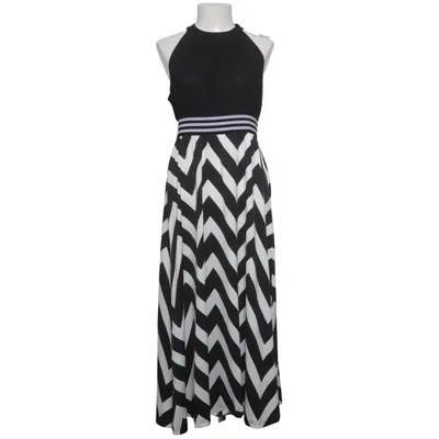 Robe longue (Noir, Blanc) de Kivensl Polyester