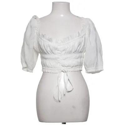 Dirndlbluse (Hvid) fra Dilvin Elastan, Modal, Polyester