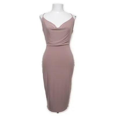 Klänning (Beige) från Boohoo Night Elastan, Polyester