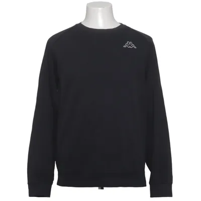 Sweatshirt (Noir) de Kappa Coton, Polyester