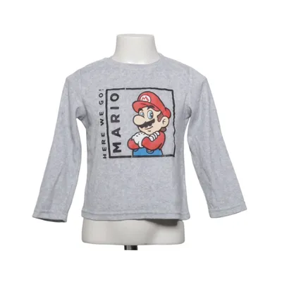 Långärmad t-shirt (Grå) från Super Mario