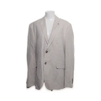 Blazer (Beige) van Long Island Katoen, Linnen, Polyester