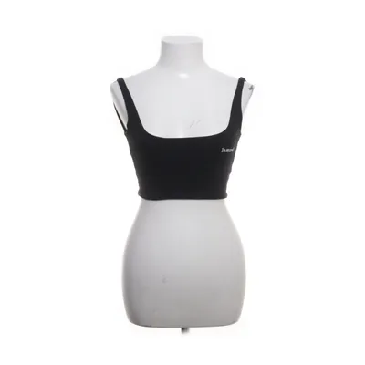 Crop top (Black, White) from Lamarel Cotton, Elastane