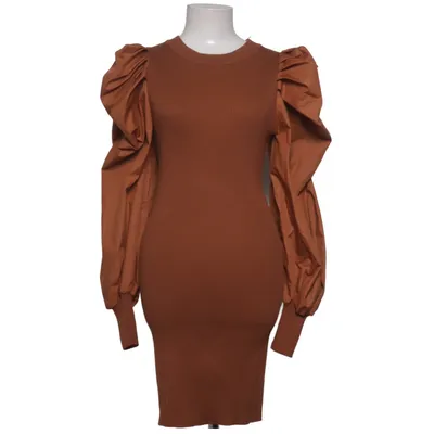 Robe (Marron) de Flammode Polyester, Viscose
