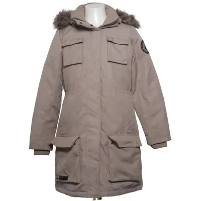 Parka (Beige) from Vero Moda Jeans Acrylic, Down, Feather, Polyester