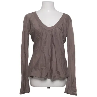 Blouse (Bruin) van Kosmika Katoen, Zijde