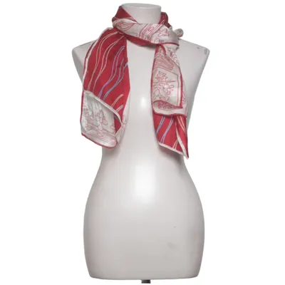 Châle (Rouge, Blanc) de Marja Kurki Soie