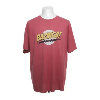 T-shirt (Röd, Flerfärgad) från Gildan Bomull, Polyester