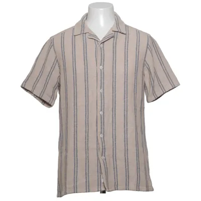 Kortärmad skjorta (Beige, Blå) från Only & Sons Återvunnen bomull, Återvunnen polyester