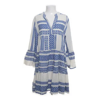 Klänning (Blå, Vit) från Molly Bomull, Linne