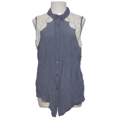 Haut (Bleu, Blanc) de Xhilaration Viscose