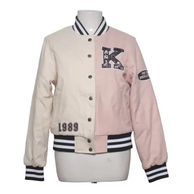 Collegejacka (Vit, Rosa, Flerfärgad) från Karl Kani Polyester, Ull