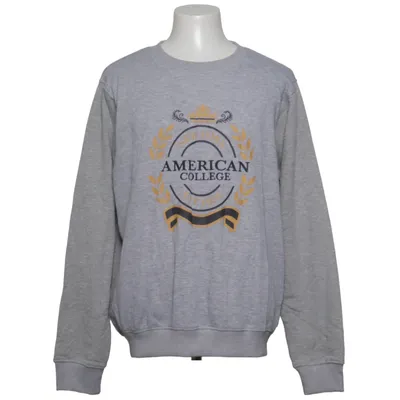 Sweatshirt (Gray) from American College Cotton, Viscose