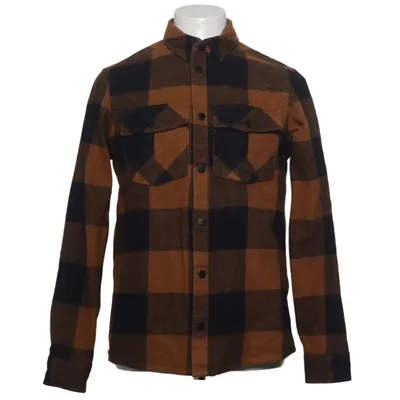 Flannel skjorte (Brun, Sort) fra Blend Bomuld