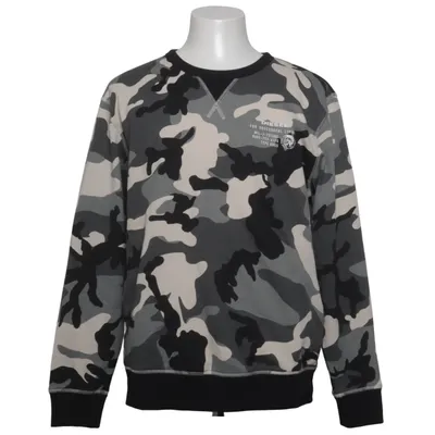 Sweatshirt (Noir, Gris, Blanc) de Diesel Coton, Polyester