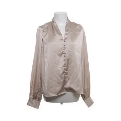 Bluse (Beige) fra Bubbleroom Genanvendt polyester