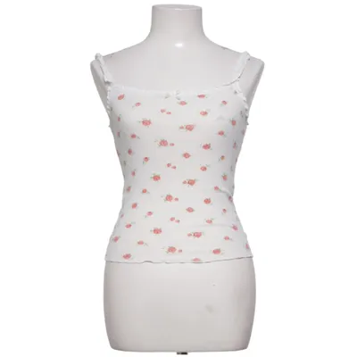Tanktop  (Hvid, Flerfarvet) fra Divided by H&M Bomuld, Polyester, Elastan