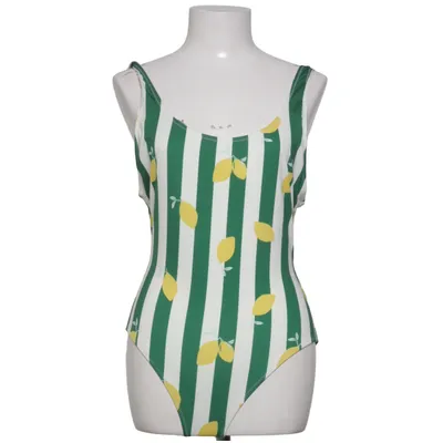 Swimsuit (Green, White, Yellow) from Solid & Striped Elastane, Polyamide, Polyester